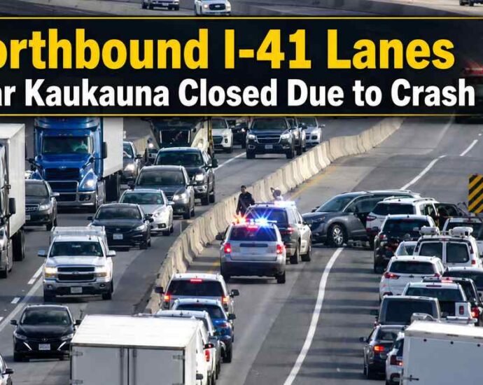 Northbound I-41 Lanes near Kaukauna Closed Due to Crash